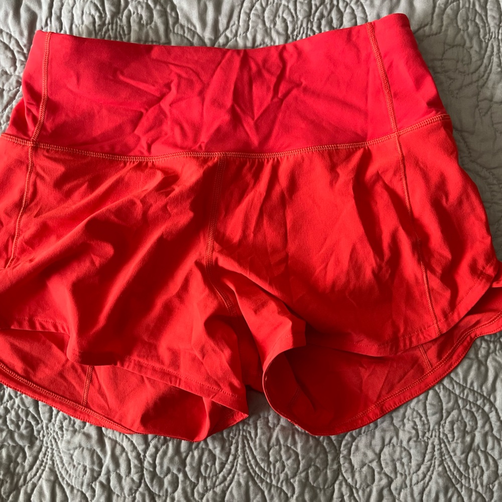 Lululemon speed short 4” size 4, like new condition